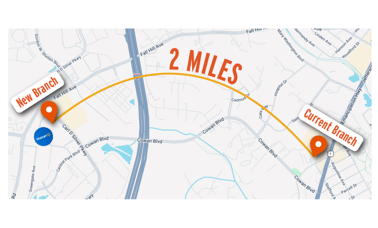 New Branch Map